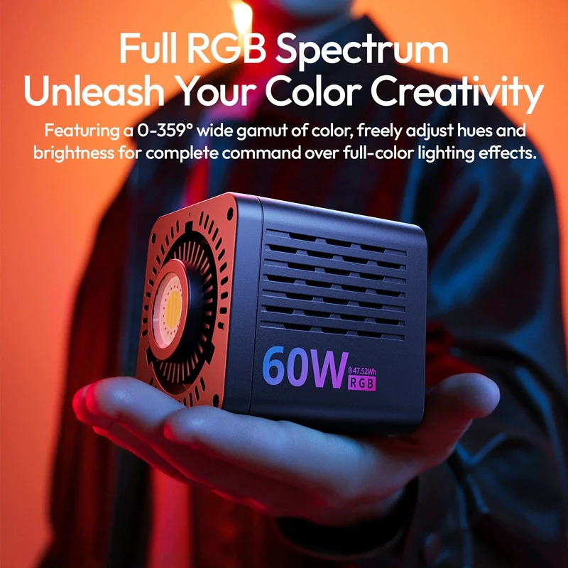 Ulanzi C60 60W RGB Video Light - Image 3