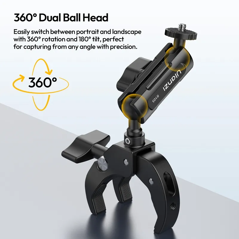 Ulanzi R105 Bicycle Rail Mount Clamp C057 - Image 4