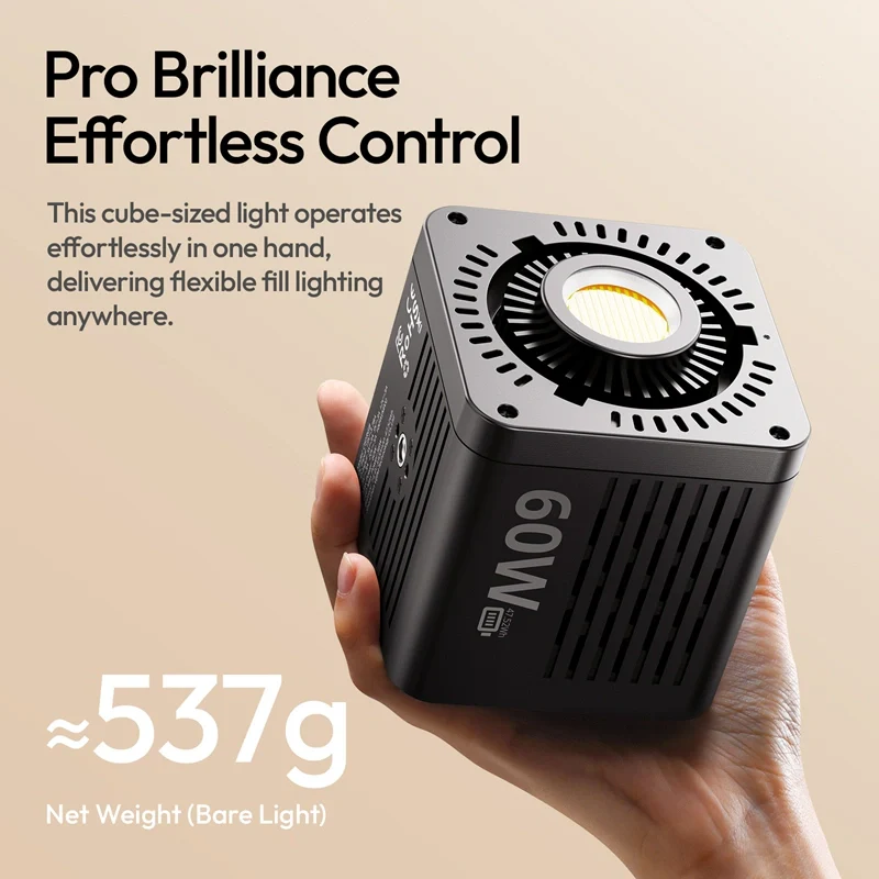 Ulanzi C60 60W Bi-color Video Light - Image 2
