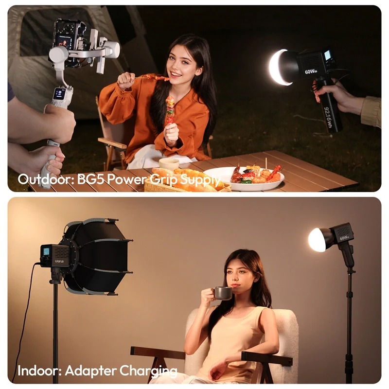 Ulanzi C60 60W Bi-color Video Light - Image 8