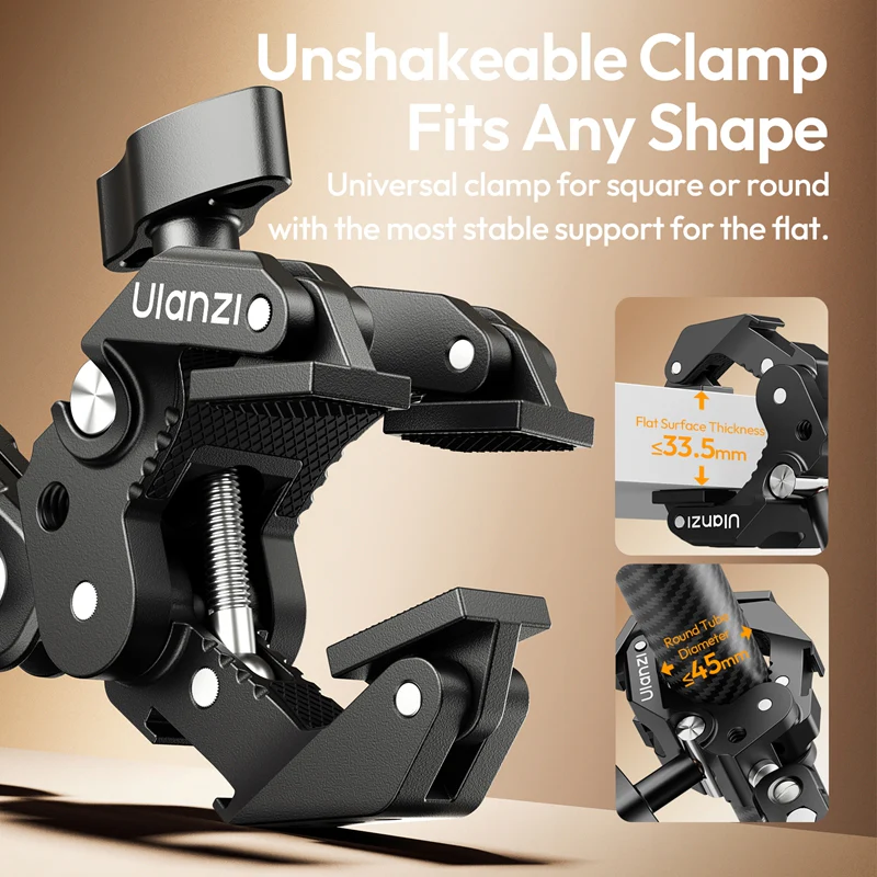 Ulanzi CO78 Super Clamp Magic Arm Dual Ball Head Kit C084 - Image 3