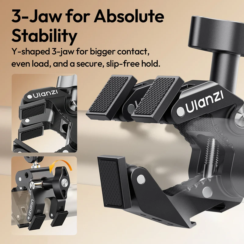 Ulanzi CO78 Super Clamp Magic Arm Dual Ball Head Kit C084 - Image 5