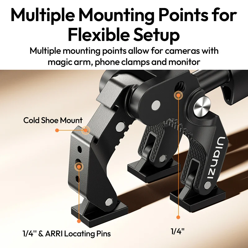 Ulanzi CO78 Super Clamp Magic Arm Dual Ball Head Kit C084 - Image 6