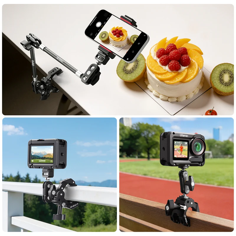 Ulanzi CO78 Super Clamp Magic Arm Dual Ball Head Kit C084 - Image 9