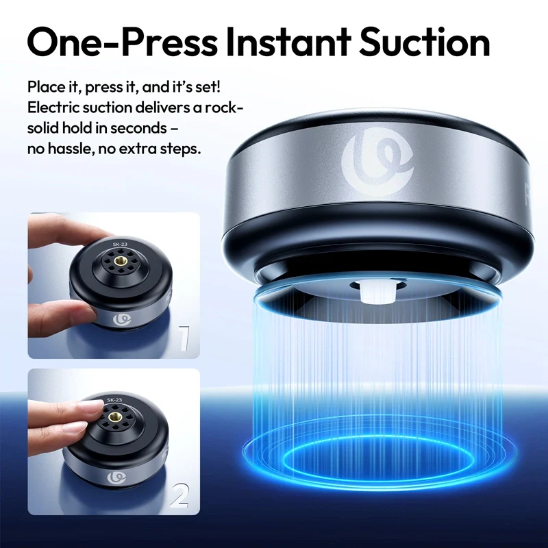 Ulanzi SK-23 Electric Suction Base with 1/4" Screw M085 - Image 3