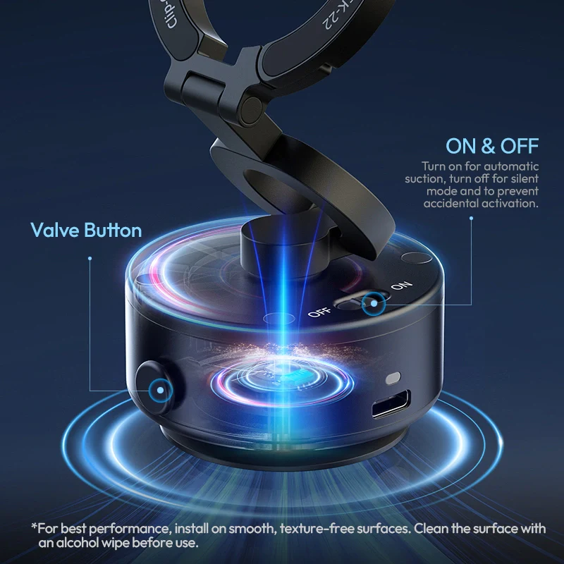 Ulanzi SK-22 Clip-On Electric Suction Cup (Magsafe) M096 - Image 4