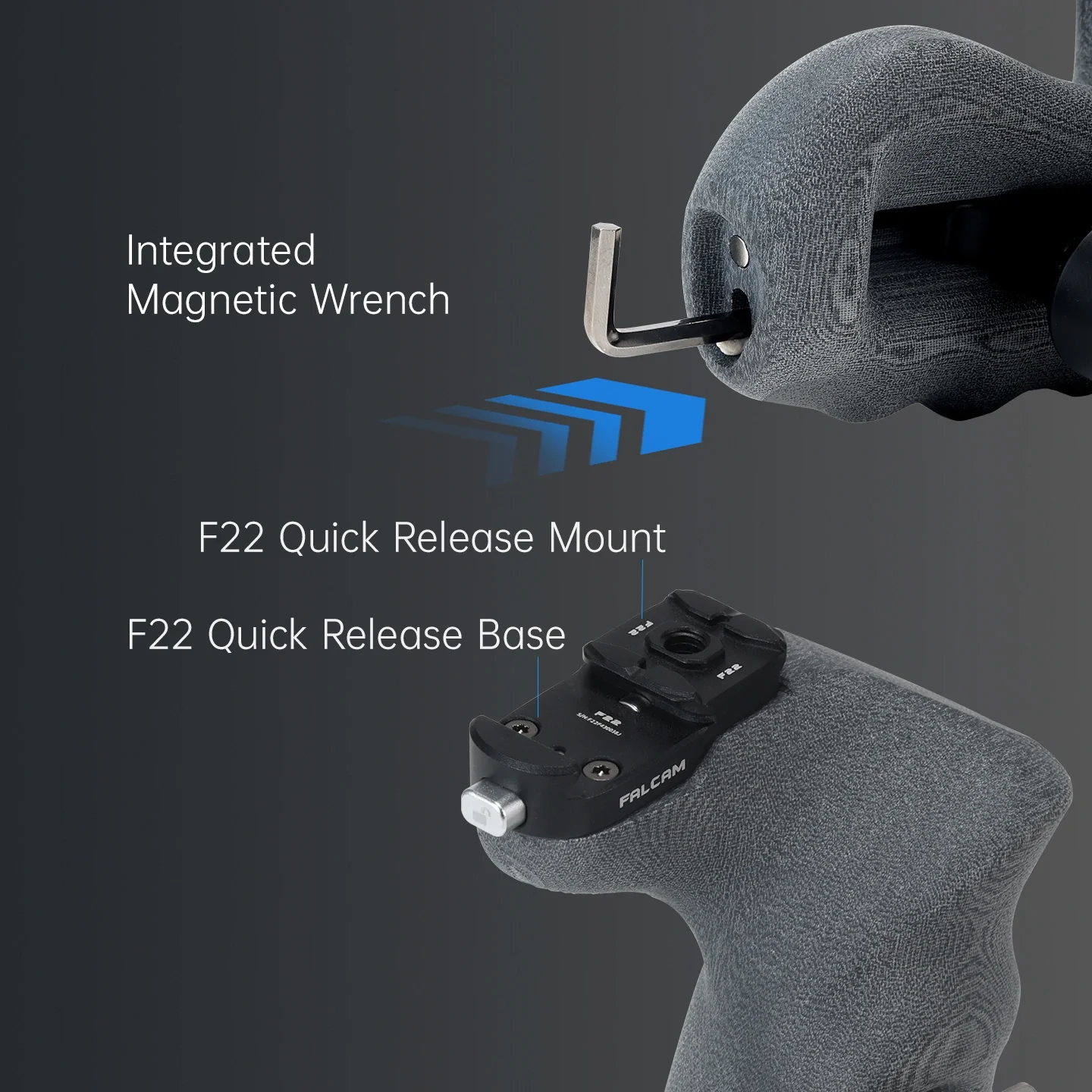 Ulanzi Falcam F22 Quick Release Side Handle PRO (Left) F22B5601 - Image 8