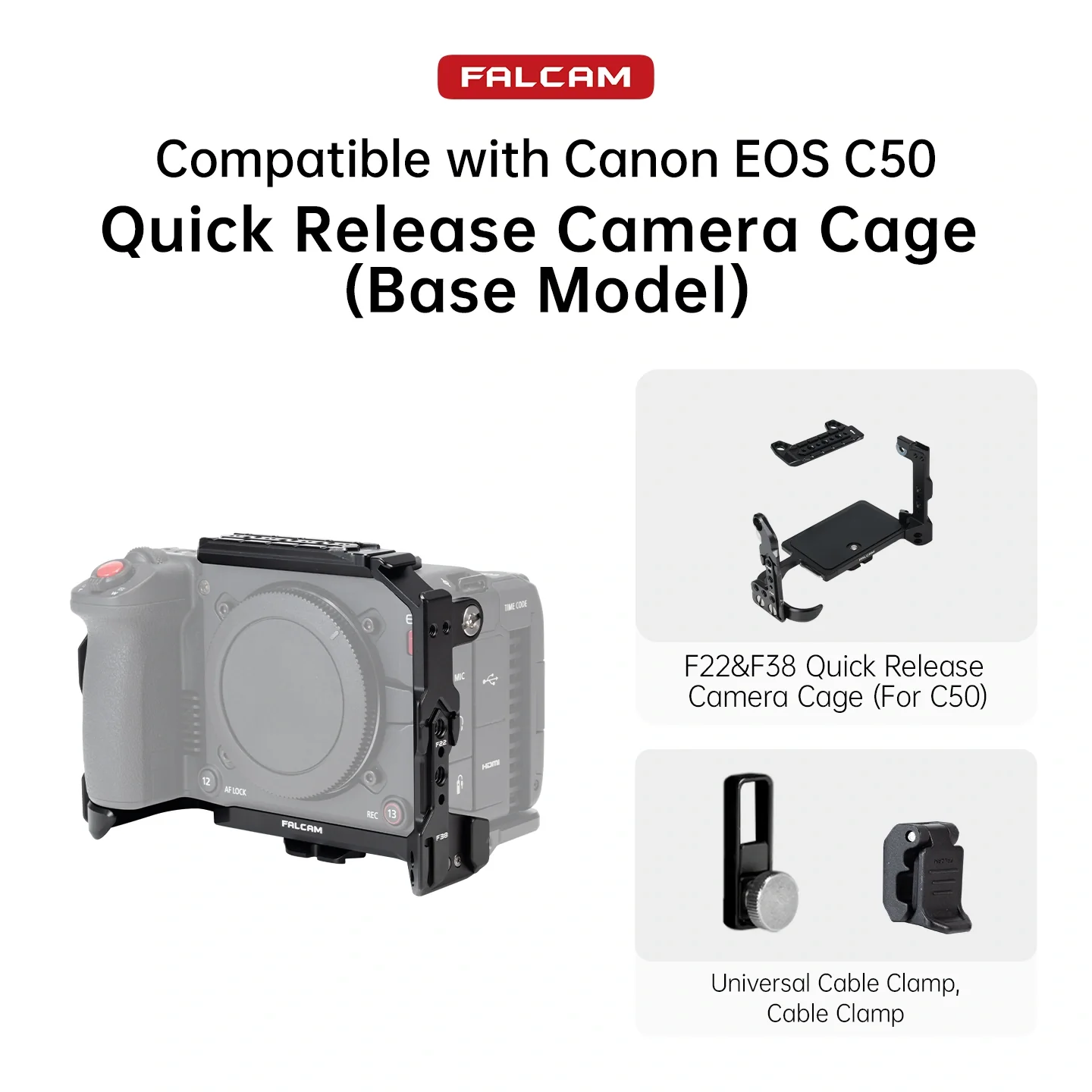 Ulanzi Falcam F22 & F38 Quick Release Camera Cage For Canon C50 C00B5B02 - Image 10