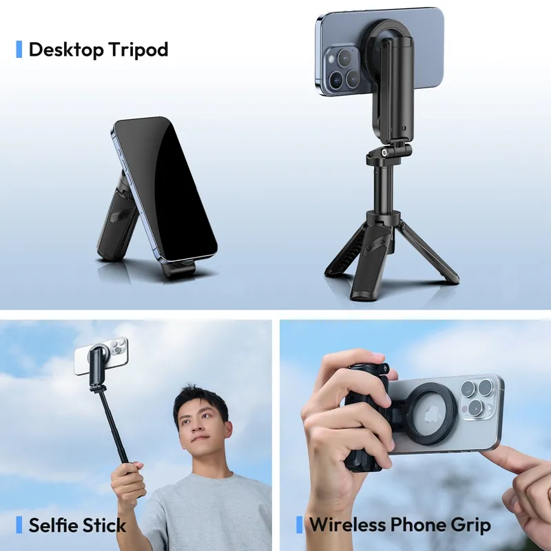 Ulanzi JJ03 3-in-1 Magnetic Phone Tripod with Remote Control - Image 4