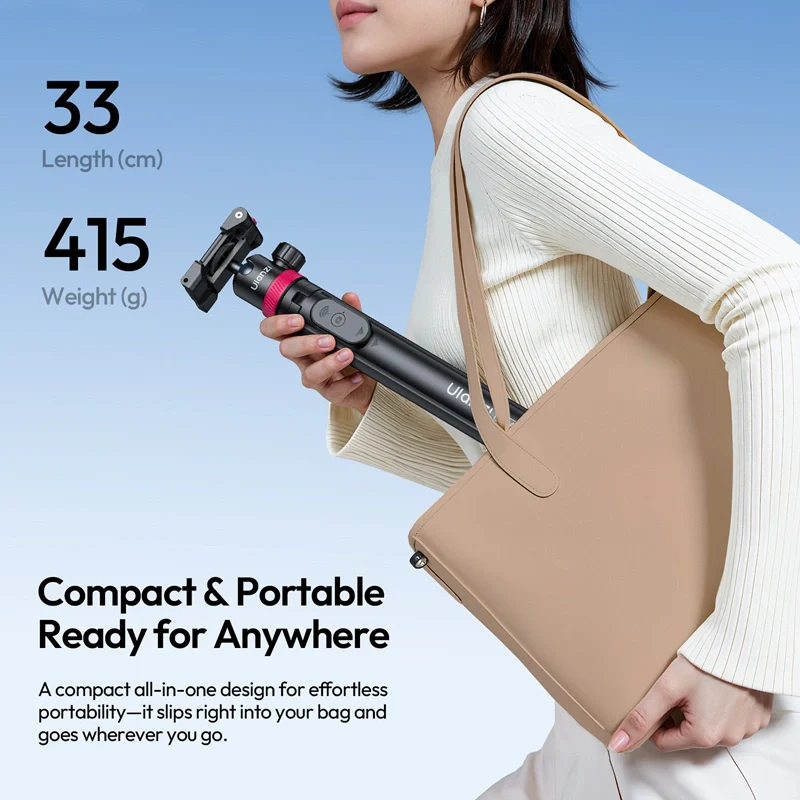 Ulanzi MT-44B 2-in-1 Selfie Stick Quadpod S056 - Image 7