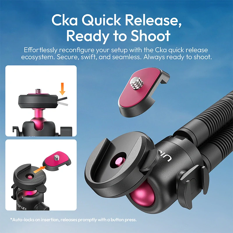 Ulanzi MT91 Cka Quick Release Octopus Tripod S047 - Image 7