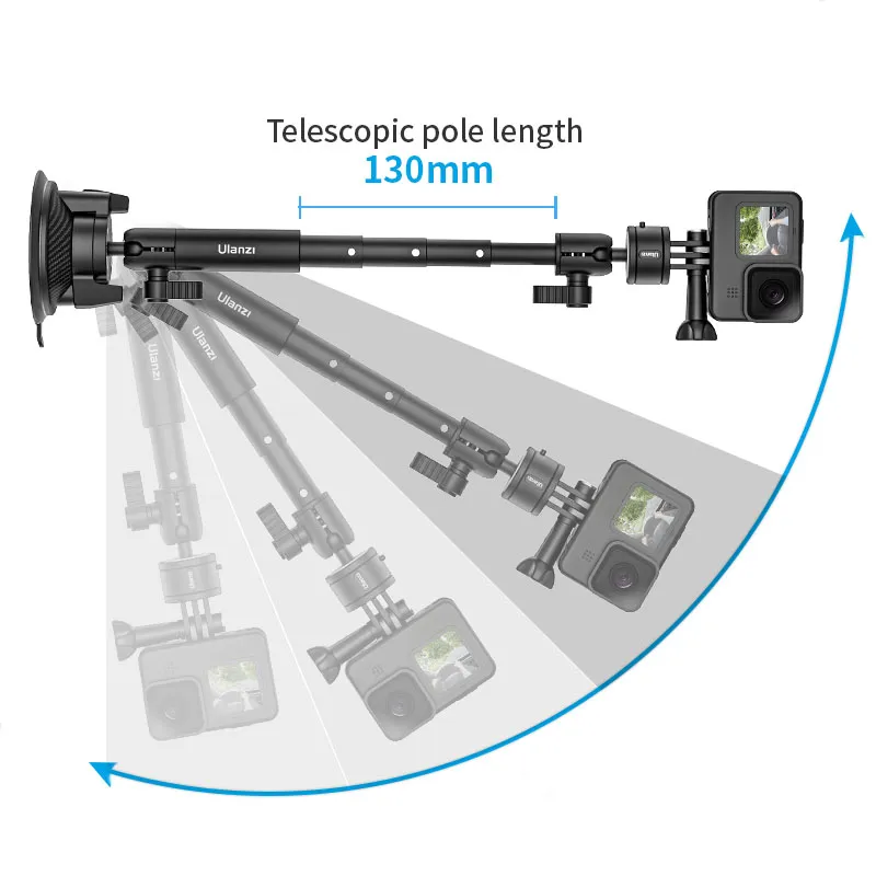 Ulanzi ZJ01 Magnetic Suction Cup Mount For Action Camera Smartphone T086 - Image 3