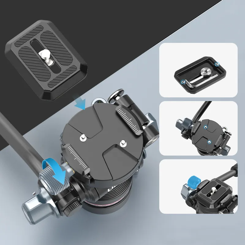 Ulanzi U-190 Pro Fluid Video Head E009GBB1 - Image 3