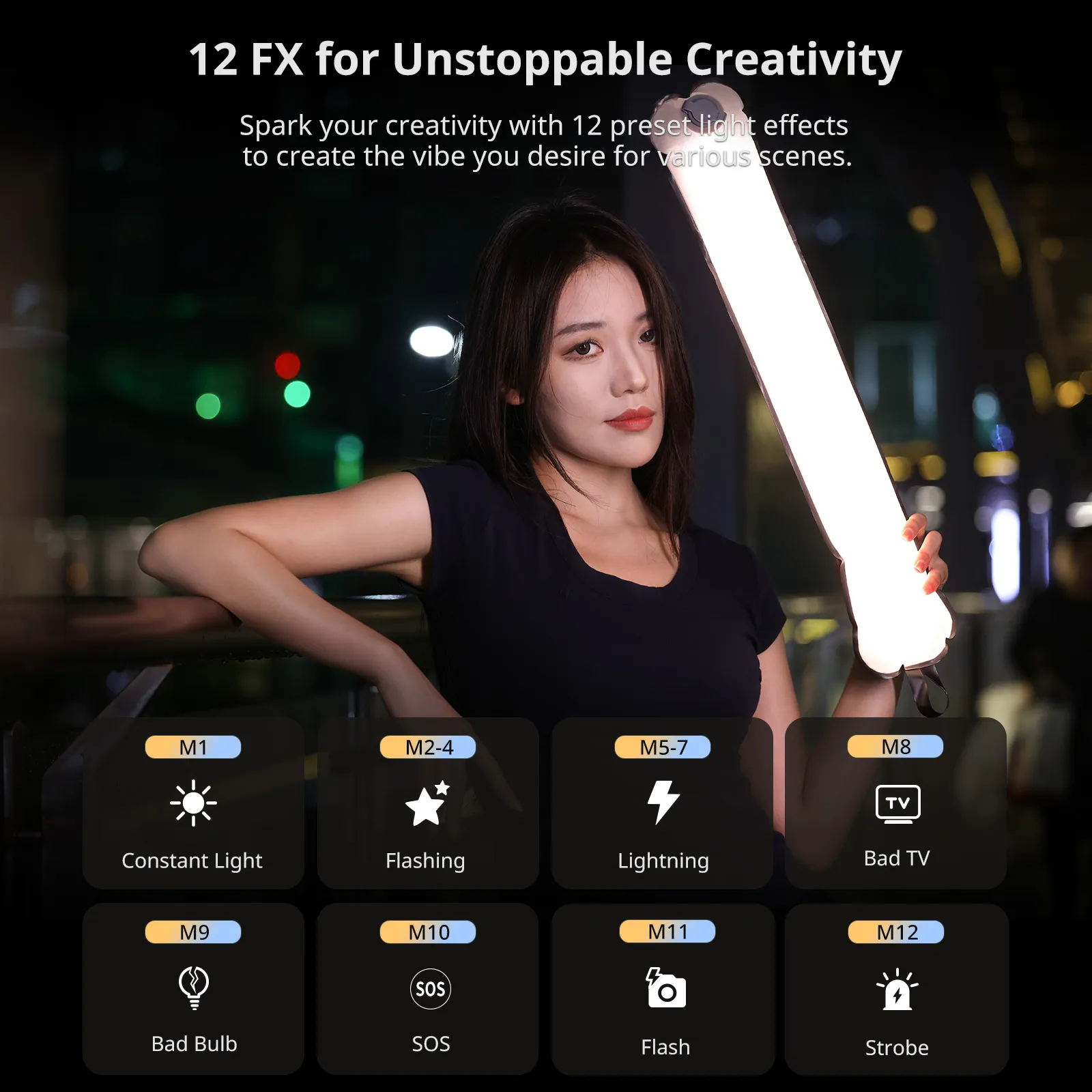 Ulanzi UA12/UA20 Portable Air Tube Light - Image 4