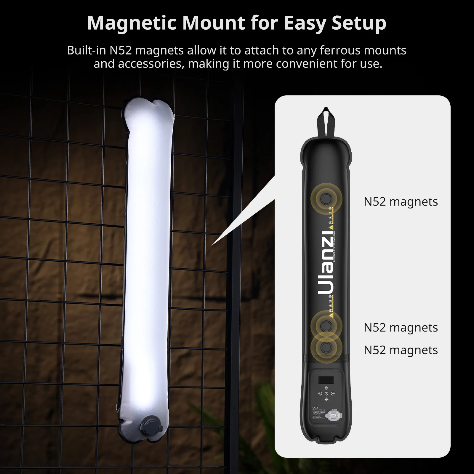 Ulanzi UA12/UA20 Portable Air Tube Light - Image 5
