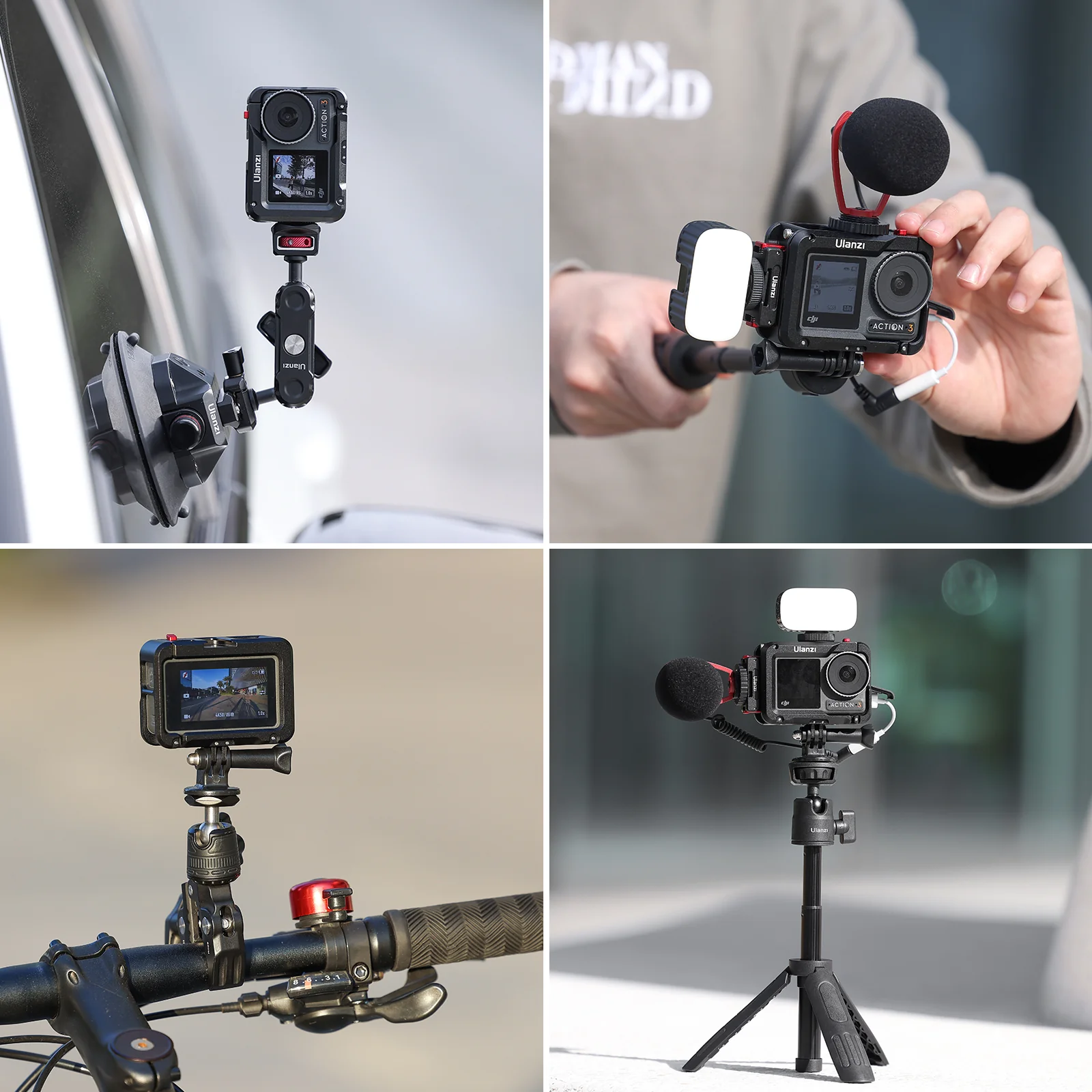 Ulanzi Camera Cage for DJI Osmo Action 5/4/3 3204A - Image 5
