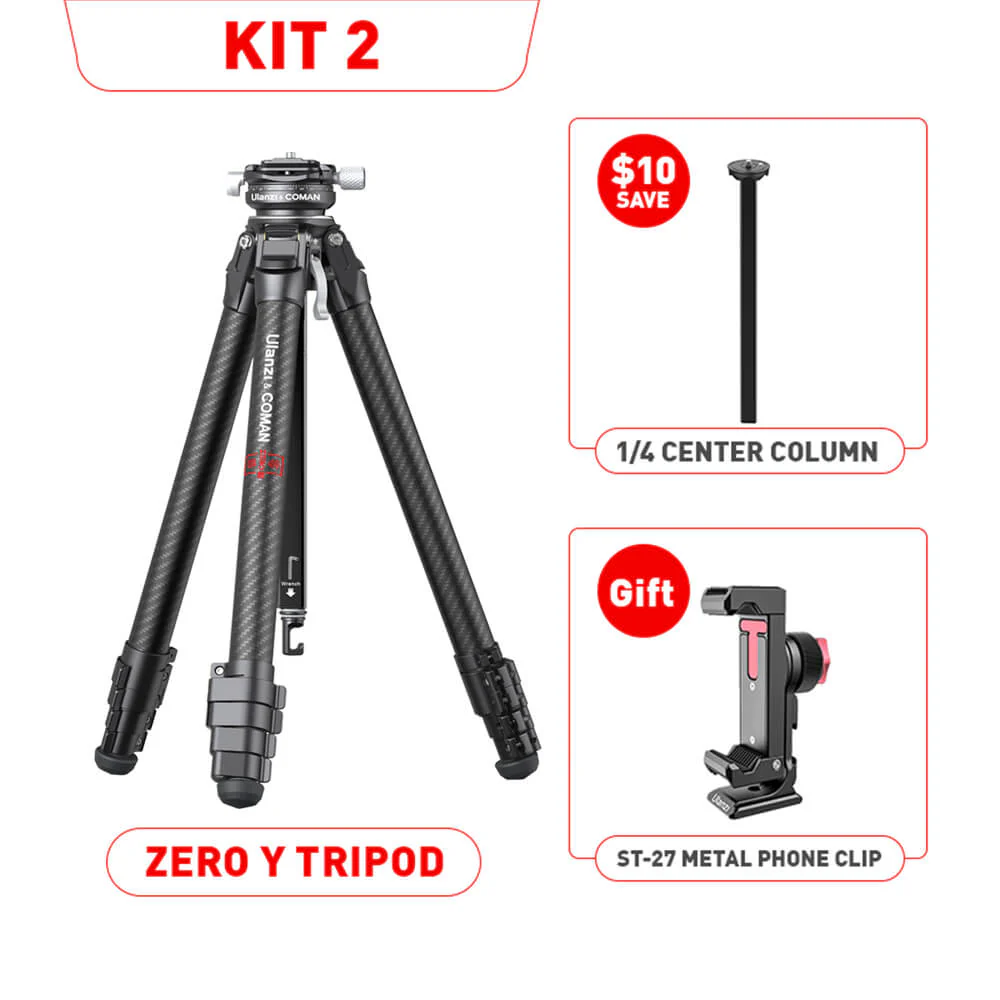 Ulanzi Zero Y Lightweight Travel Tripod 3028 - Image 14