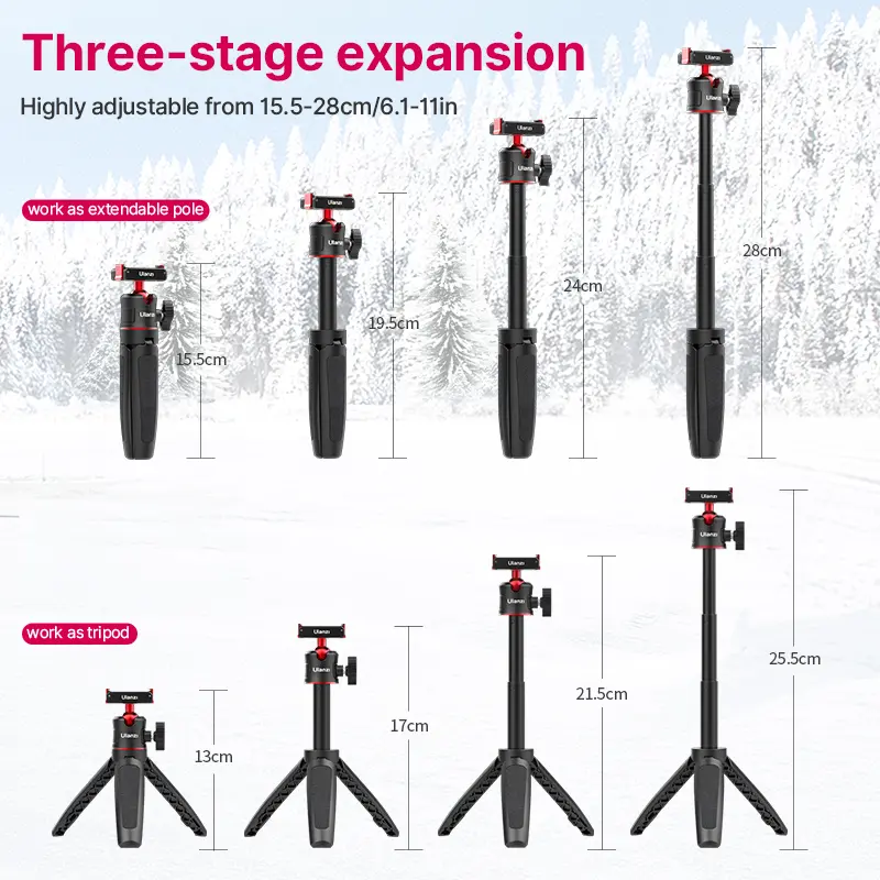 Ulanzi Magnetic Quick Release Tripod for DJI Osmo 360/ Nano/ Action 2/3/4 2829A - Image 9