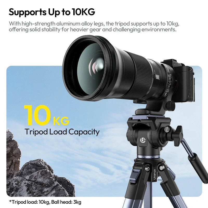 Ulanzi Ombra XIANG II Video Travel Tripod T154 - Image 6