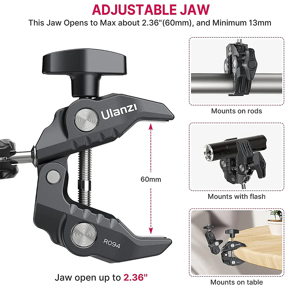 Ulanzi R094 Multi-Functional Super Clamp 2638 - Image 5