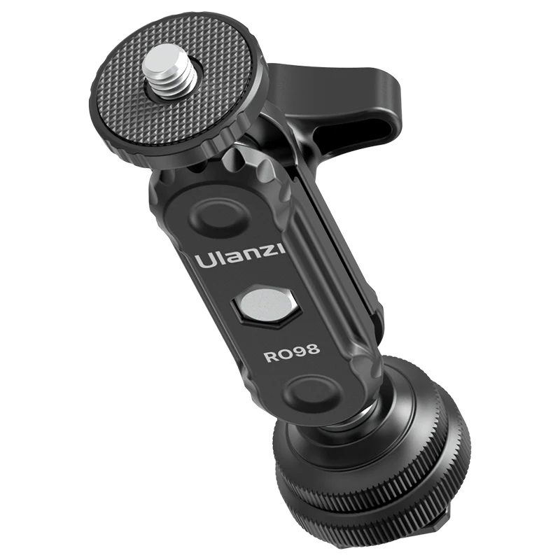 Ulanzi R098 Double Ball Heads with Cold Shoe Mount - Image 4