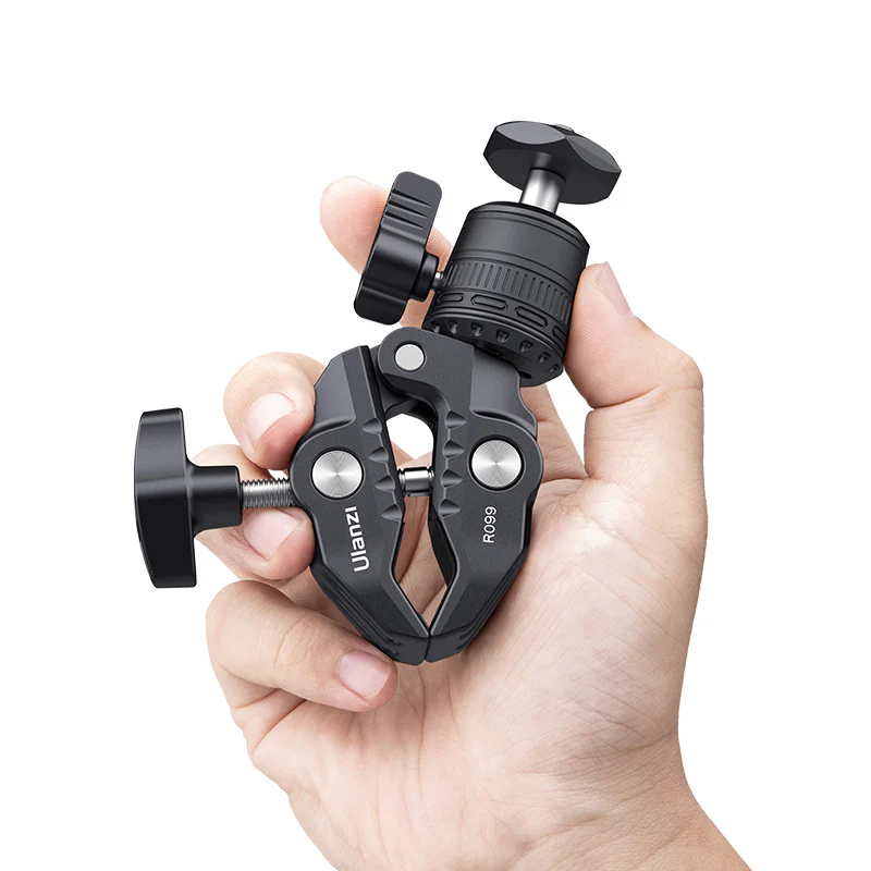 Ulanzi R099 Clamp Mount with Mini Ball Head 2993 - Image 4