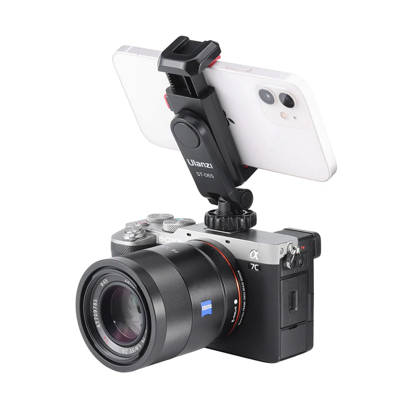Ulanzi ST-06S Multi-Function Cold Shoe Smartphone Holder - Image 5