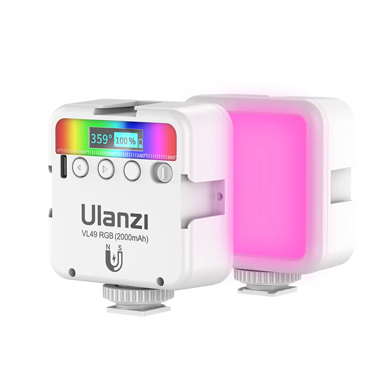 Ulanzi VL49 Rechargeable Mini RGB Light - Image 6